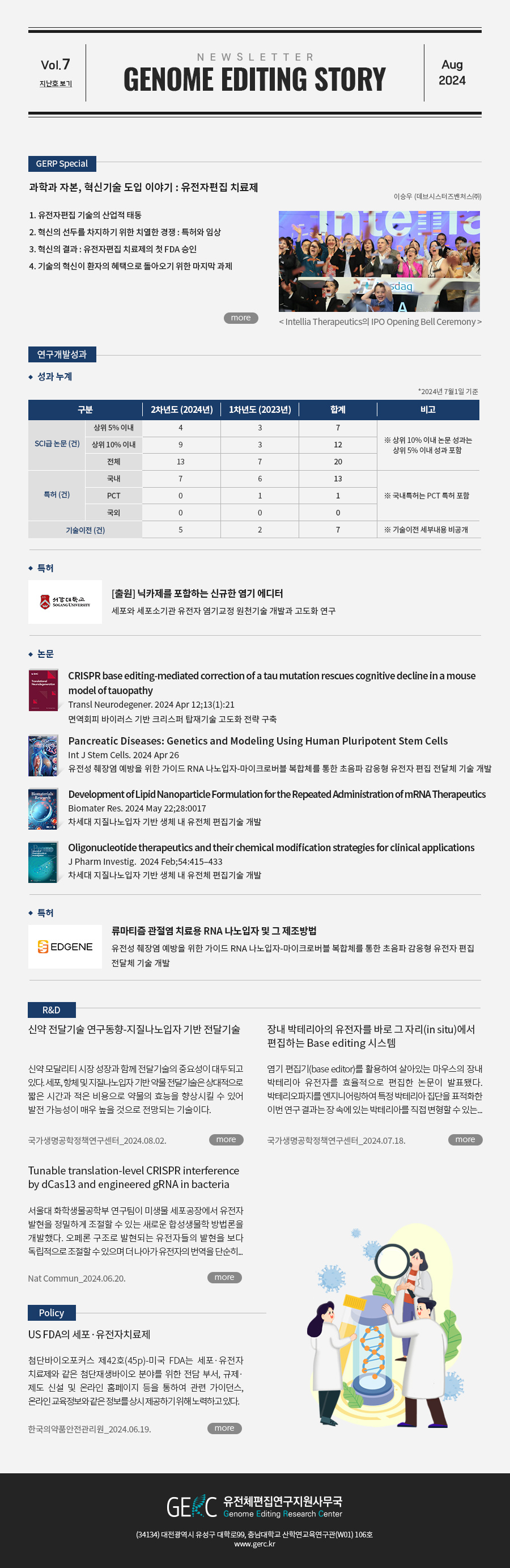 유전체편집연구지원사무국(GERC)